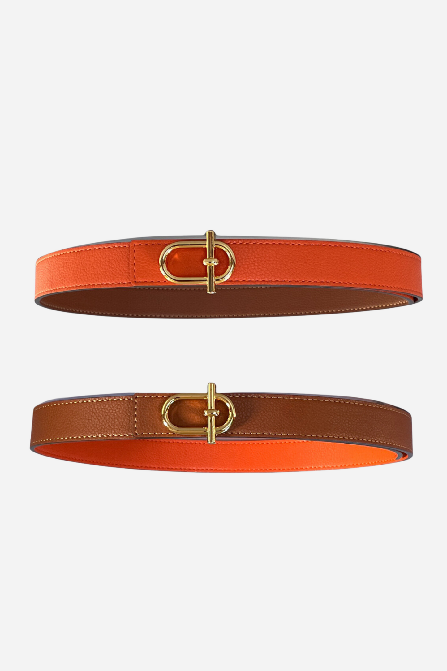 Key Lock Leather Belt