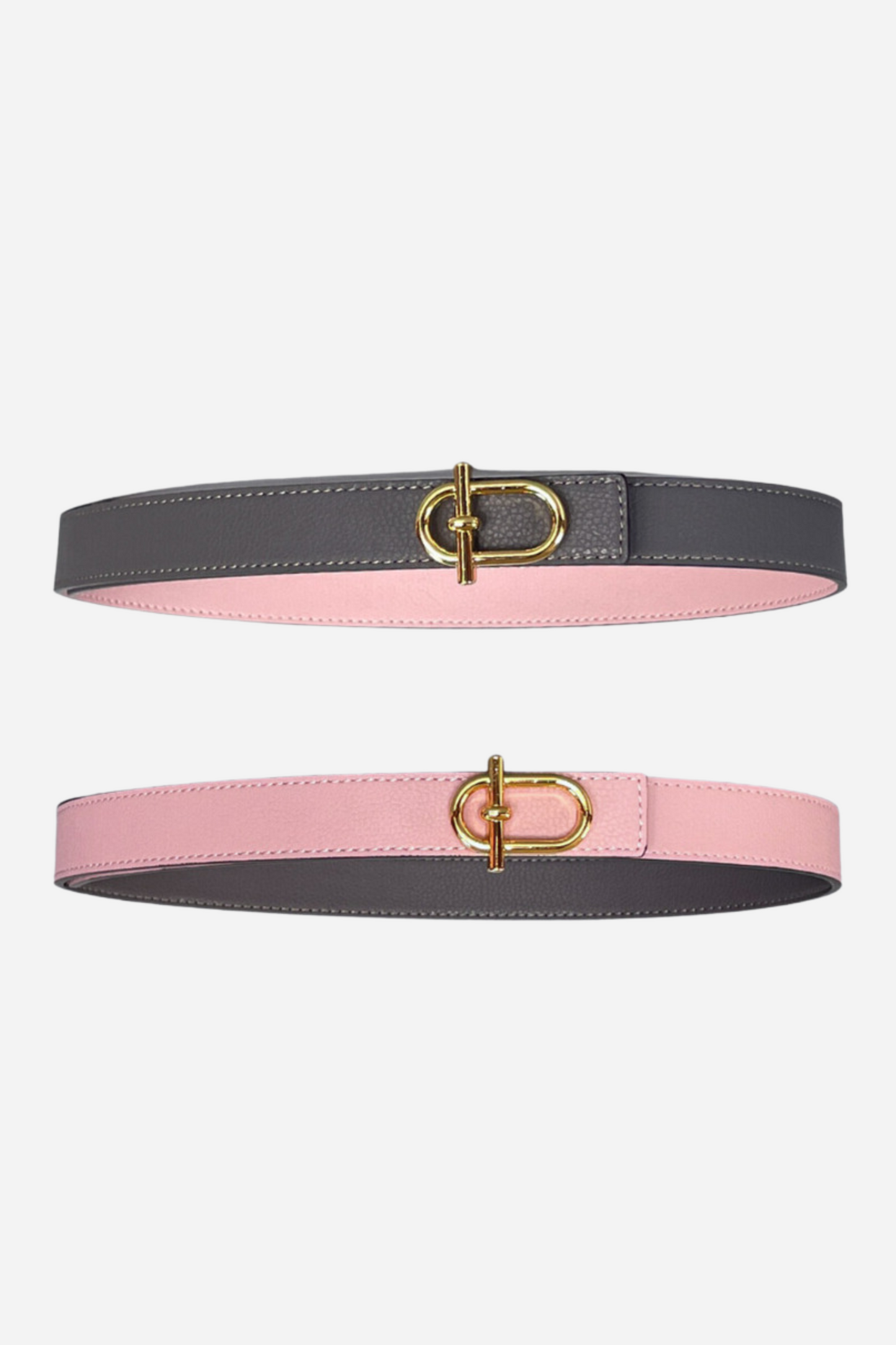 Key Lock Leather Belt