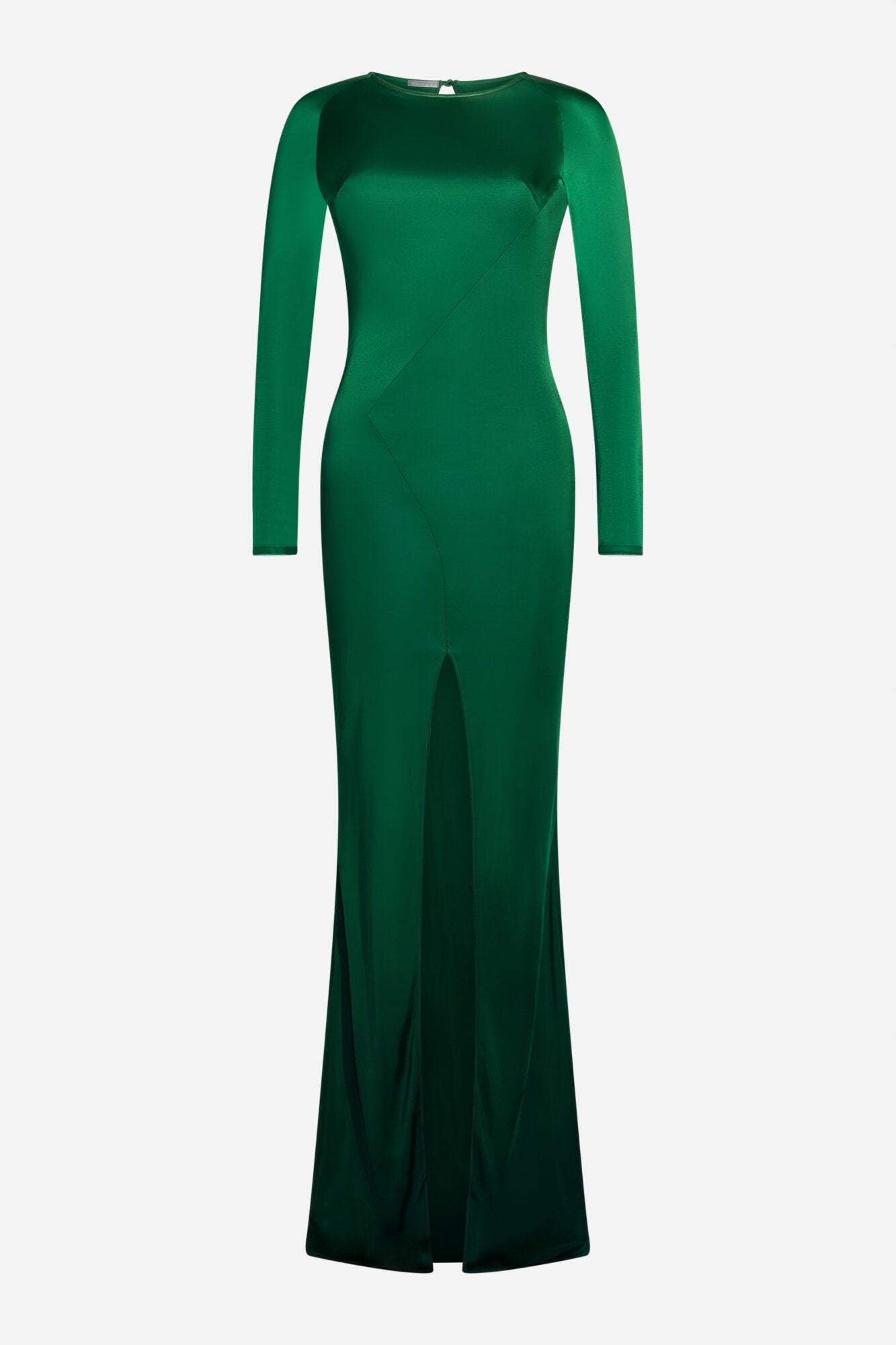 Slits Long Sleeve Fitted Gown