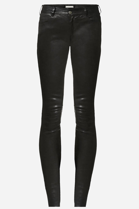 Stretch Leather Leggings