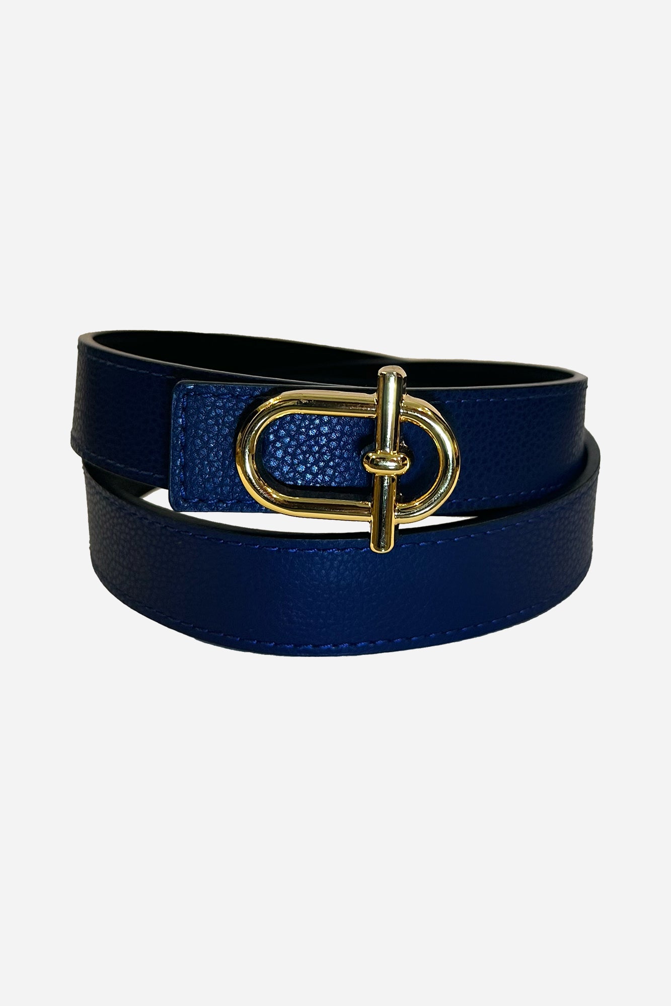 Key Lock Leather Belt