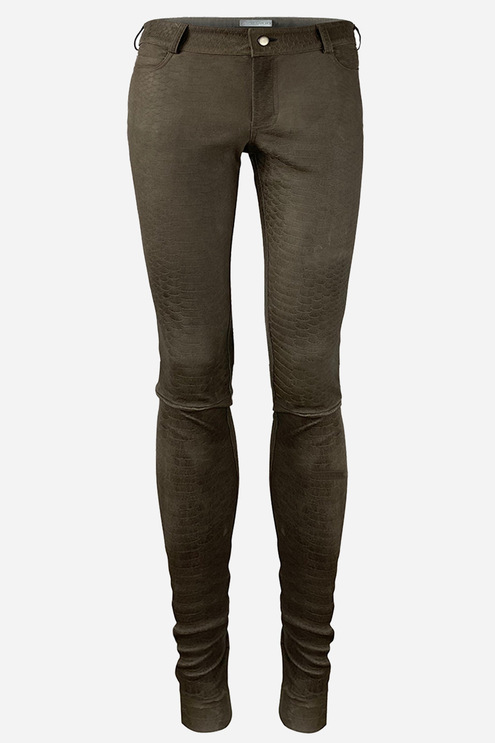 Stretch Leather Leggings