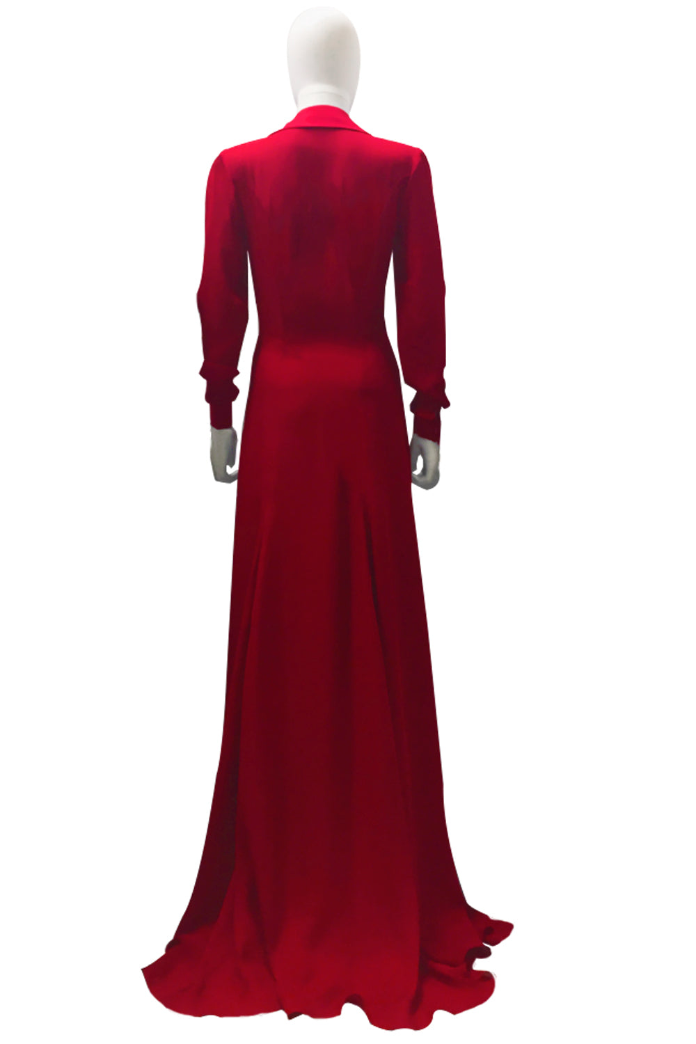 Deep V Shirt Gown