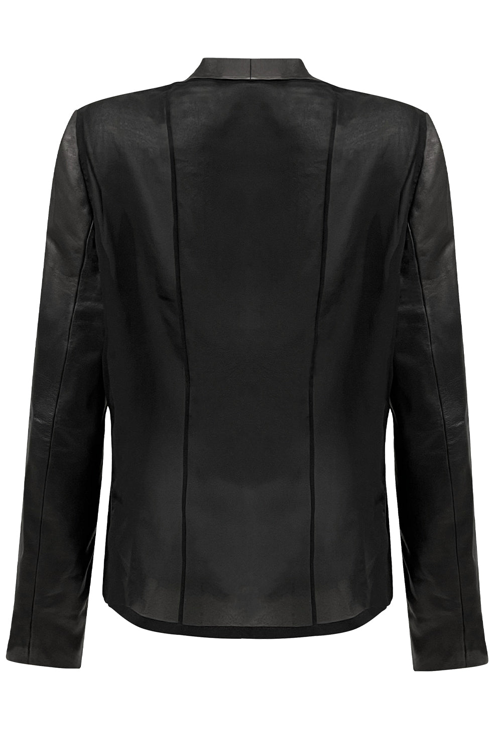 Leather Waterfall Jacket