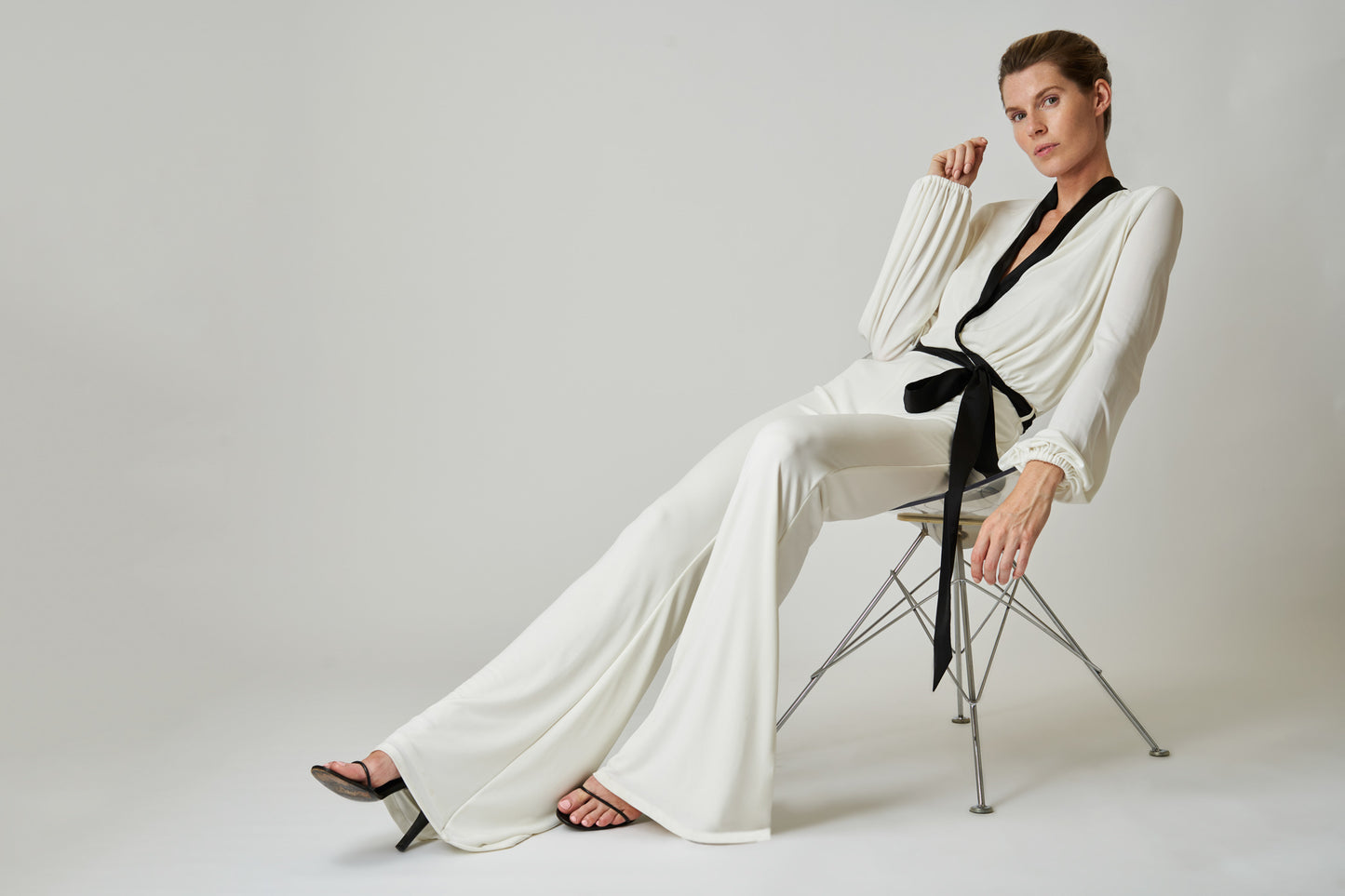 Halston Wrap Jumpsuit