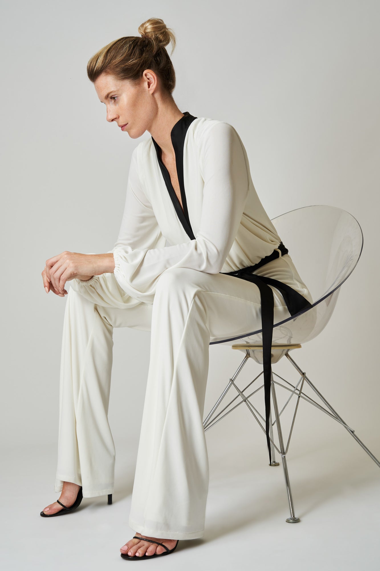 Halston Wrap Jumpsuit