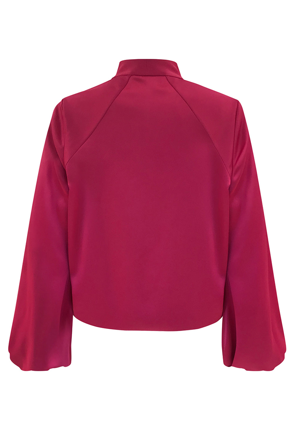 Halston Long Sleeve Wrap Top