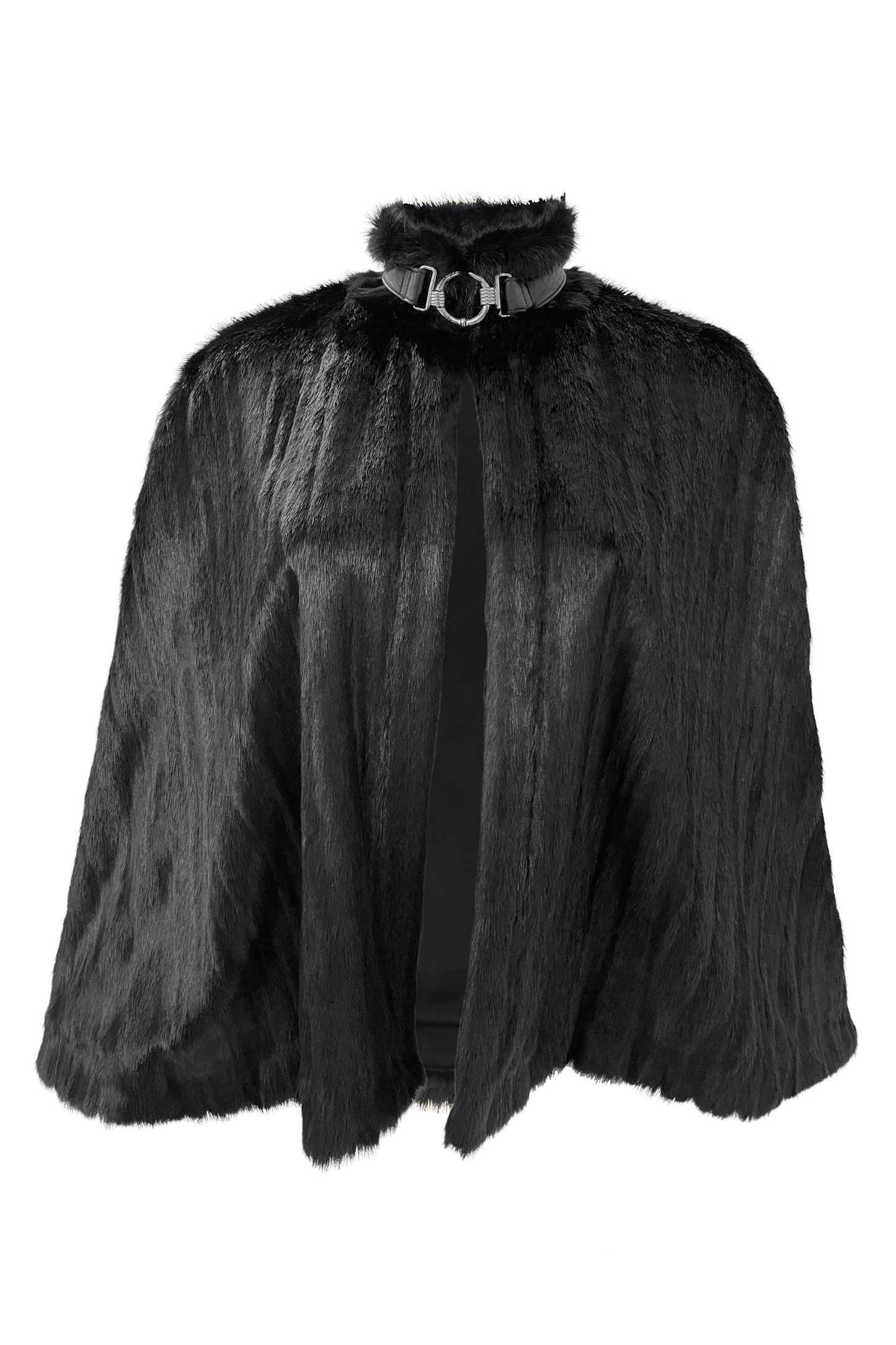 Cropped Fur Cape