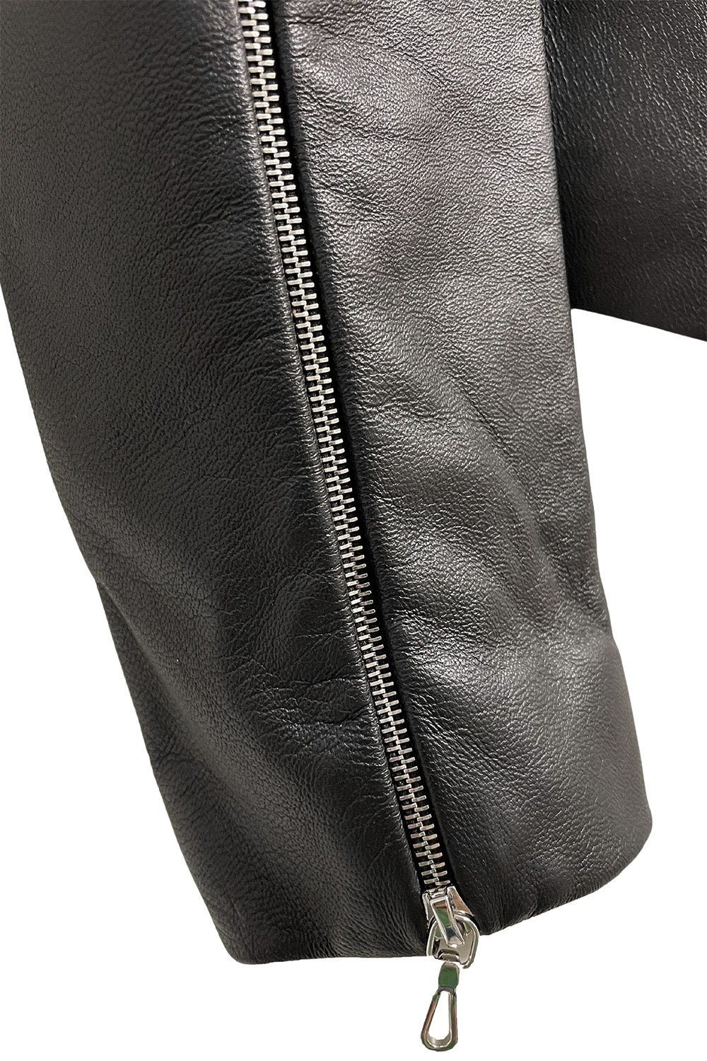 Leather Waterfall Jacket