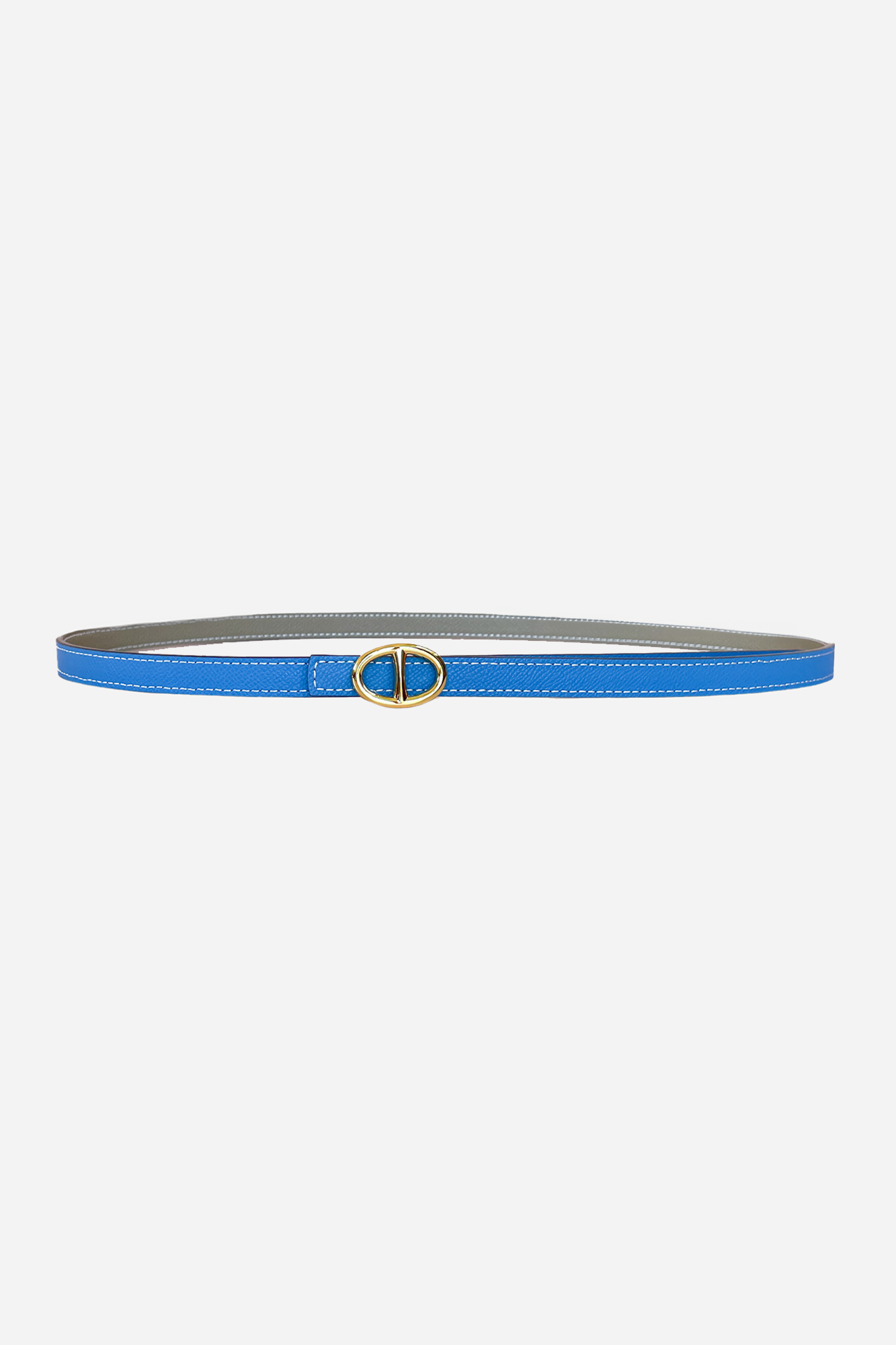 Double D Thin Leather Belt