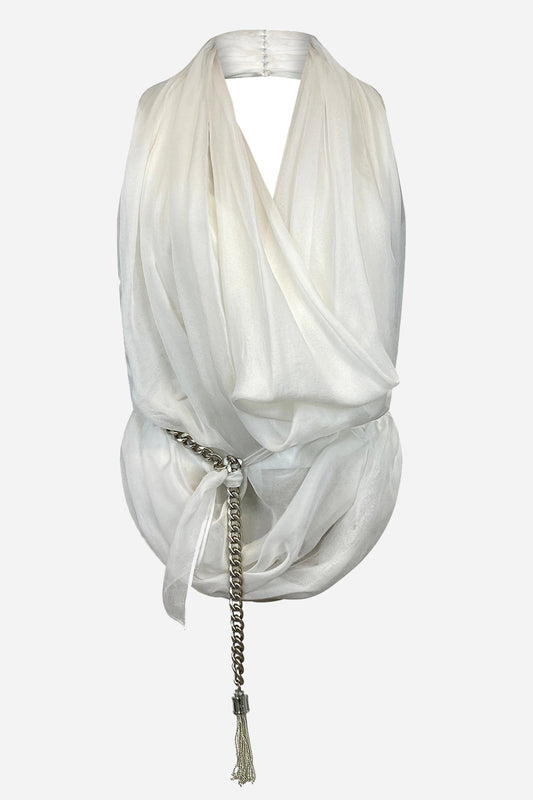 Draped Halter Top